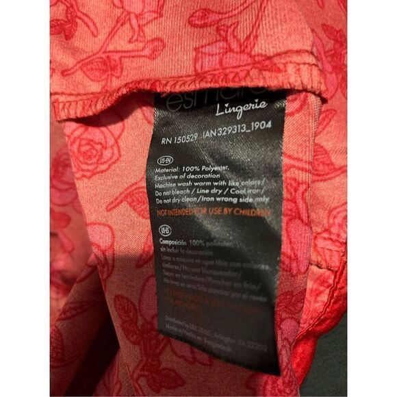 BEAUTIFUL WOMEN ESMARA LINGERIE SIZE SMALL ROSE PRINTED ROBE/LINGERIE - Picture 7 of 8